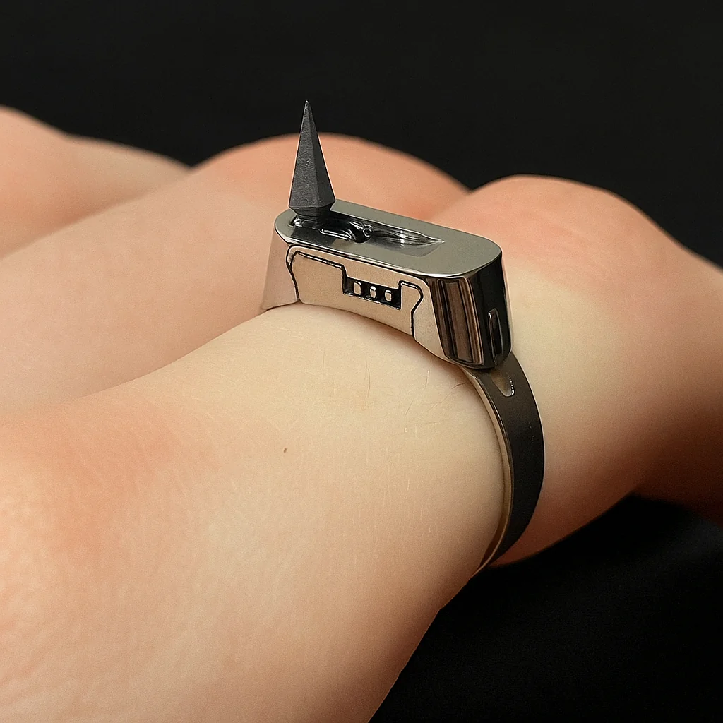 2026 Stainless Steel Survival Self Defense Ring