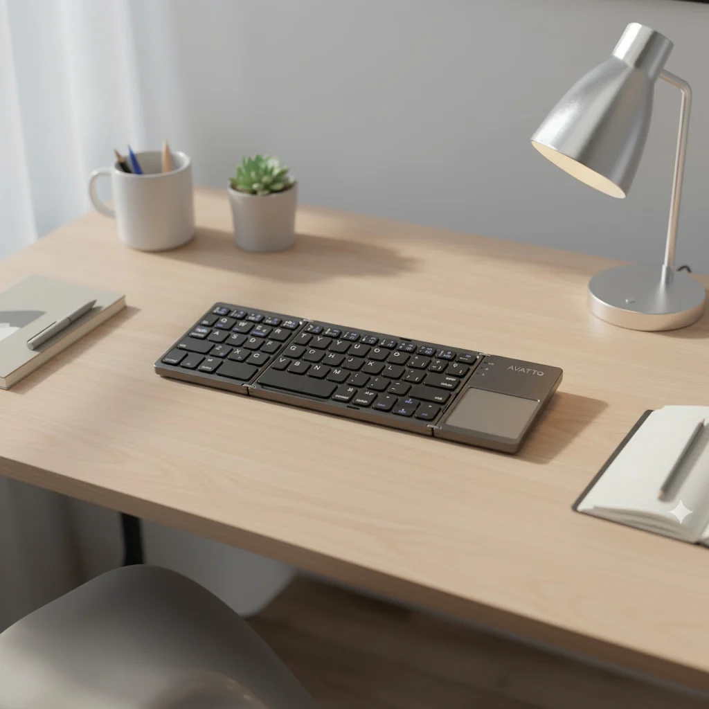 2026 Universal Mini Foldable Wireless Keyboard with Touchpad