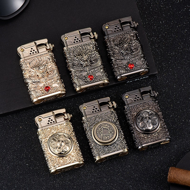 2026 Dragon Wings Brass Kerosene Lighter