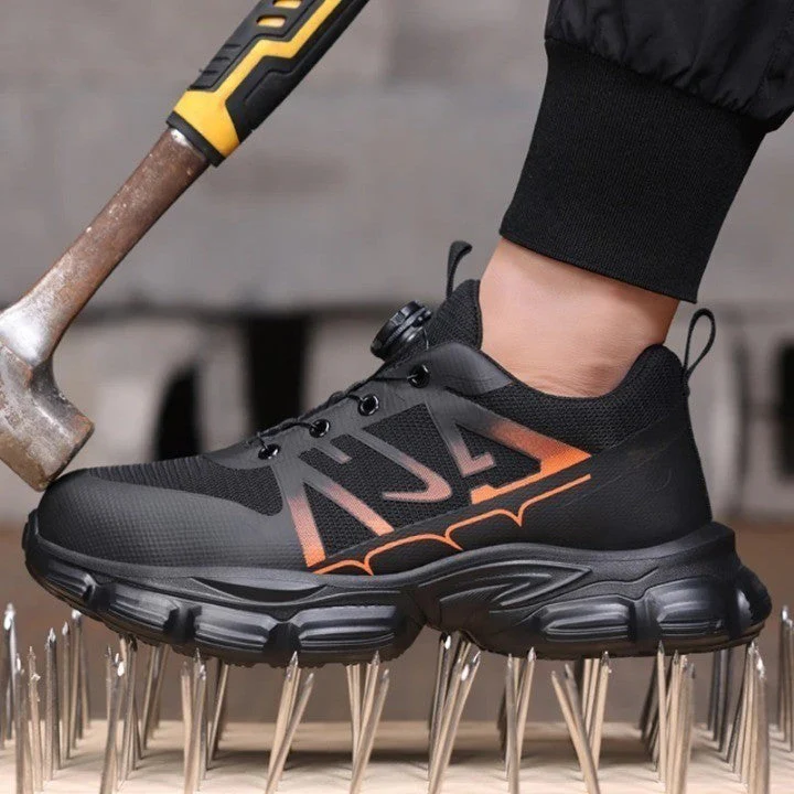 2026 Men Ultra-Light Safety No-Tie Heavy Duty Sneakers