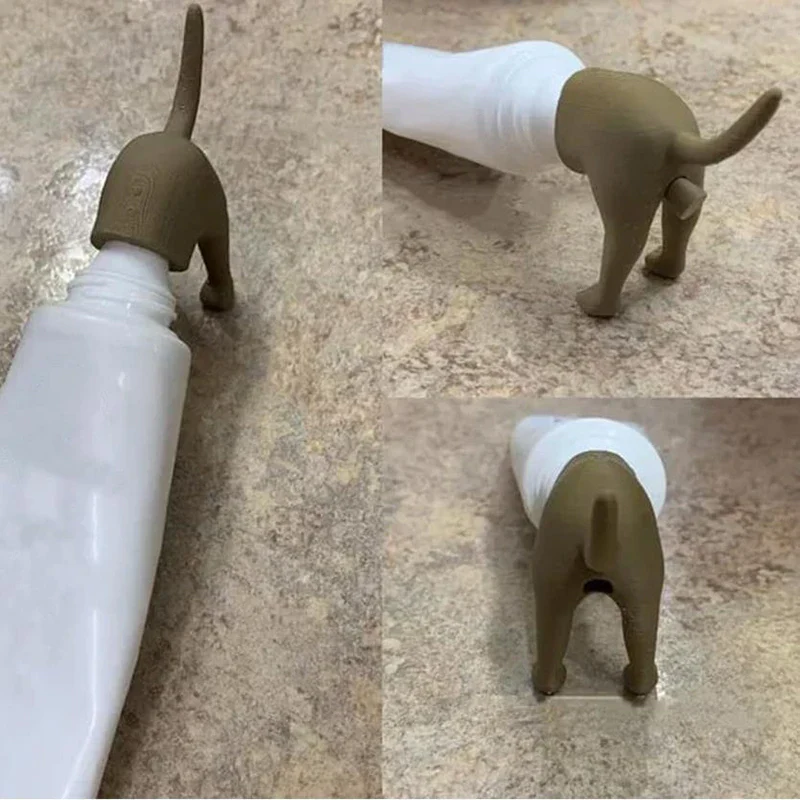 2026 Dog Butt Creative Toothpaste Dispenser