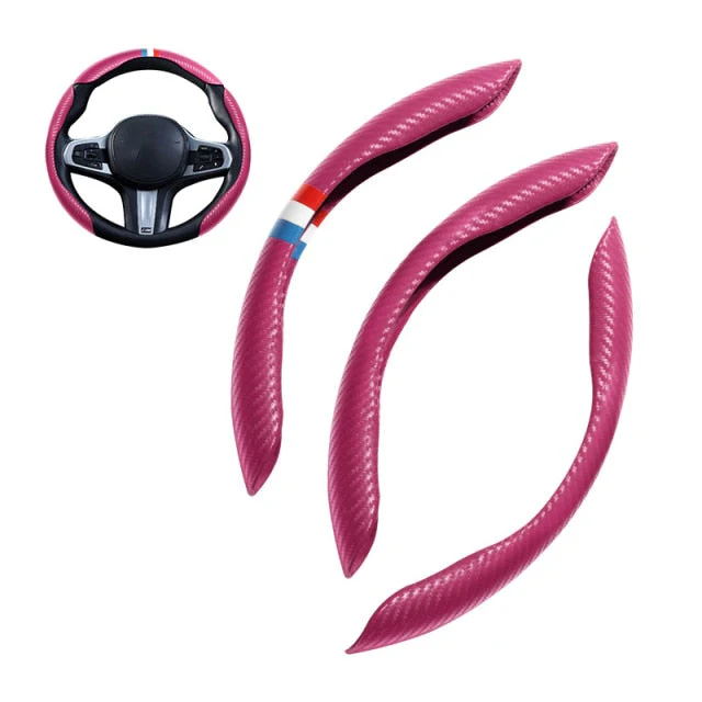 2026 Universal Non-Slip Carbon Fiber Car Wheel Cover