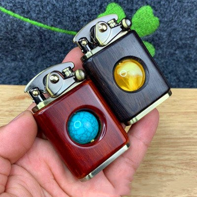 2026 Retro Wooden Beads Rosewood Lighter