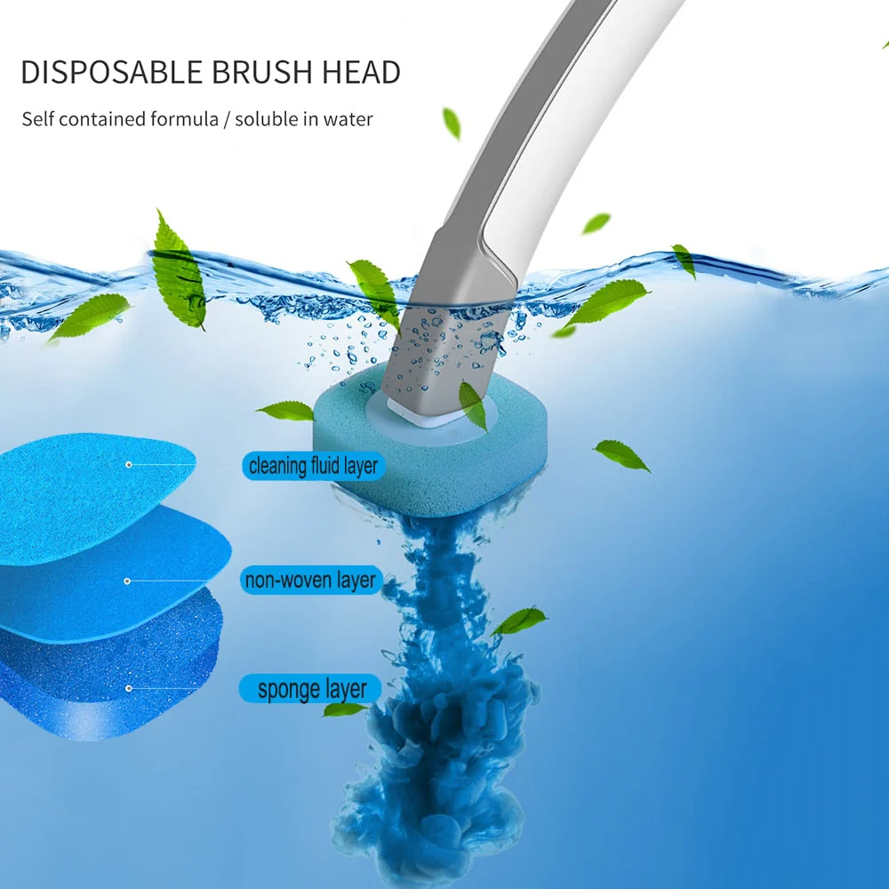 2026 Disposable Long Handle Cleaning Pro Toilet Brush