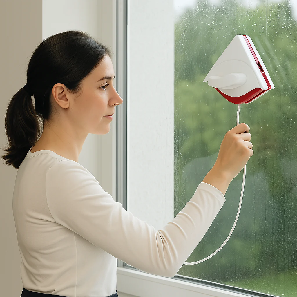 2026 Double Side Magnetic Window Cleaner Brush Tool