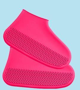 2026 2pcs Waterproof Reusable Silicone Shoe Cover