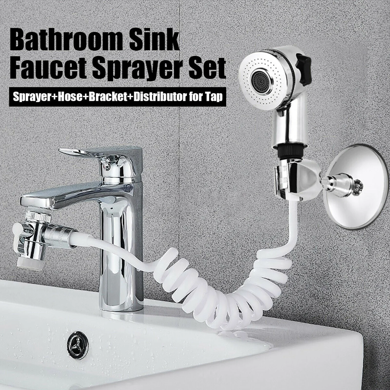 2026 All-in-One Easy Clean Adjustable Bathroom Set