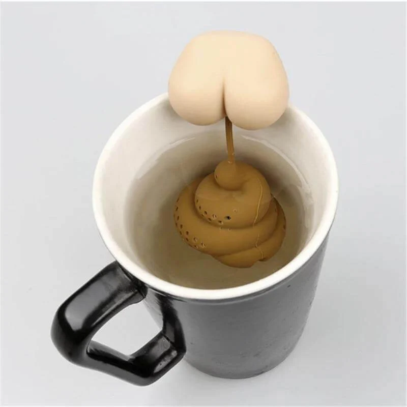2026 Funny Poop Shape Herbal Tea Infuser