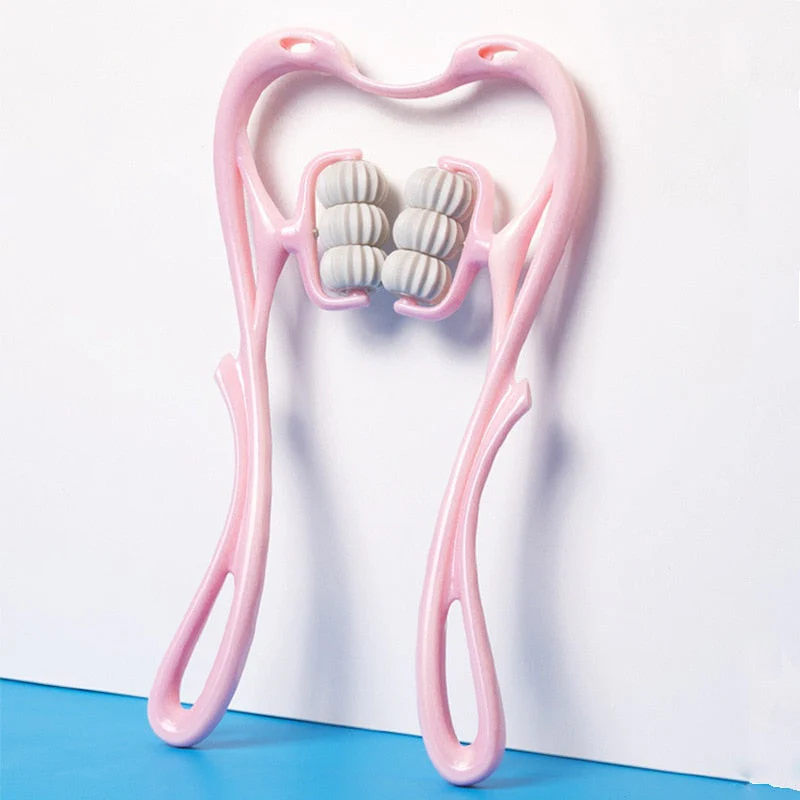 2026 Adjustable Six-Wheel Neck Therapy Massager Roller