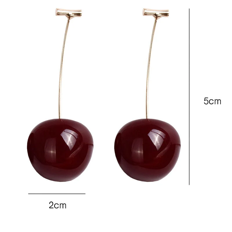 2026 Cherry Fruit European Style Earrings