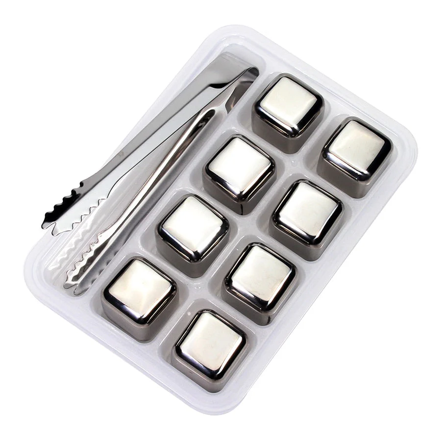 2026 Stainless Steel Reusable Ice Cubes