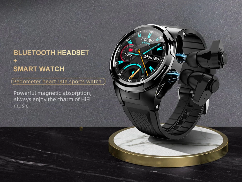 2026 Touch Screen Earphones Sport Smartwatch