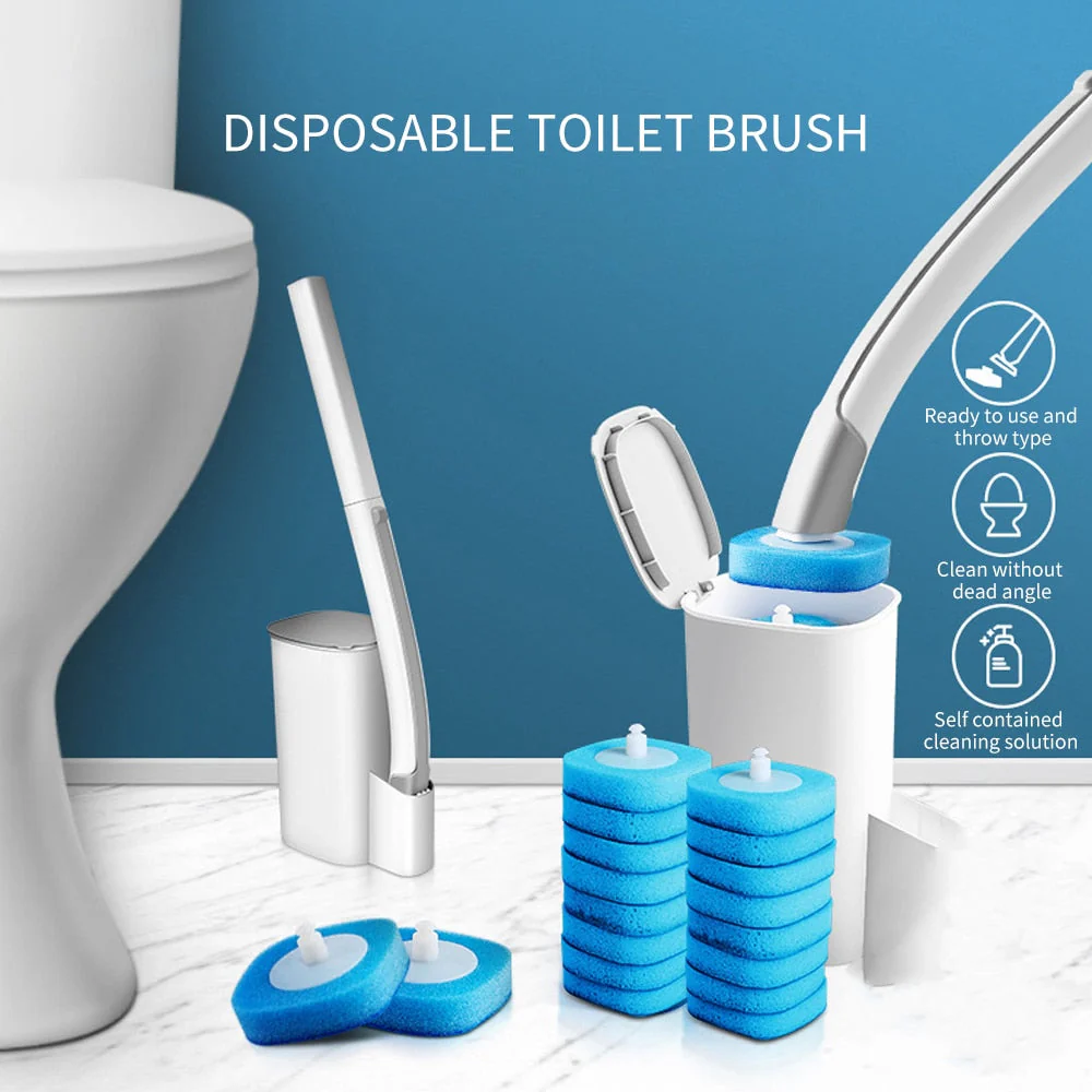 2026 Disposable Long Handle Cleaning Pro Toilet Brush