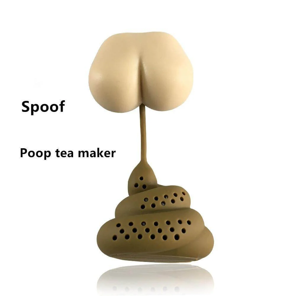 2026 Funny Poop Shape Herbal Tea Infuser