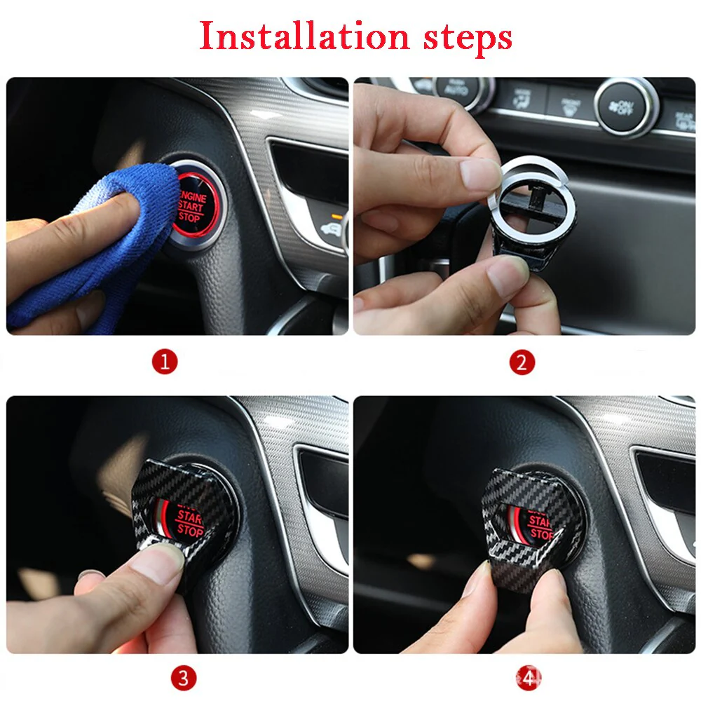 2026 Universal Race Car Style Start Button Cover