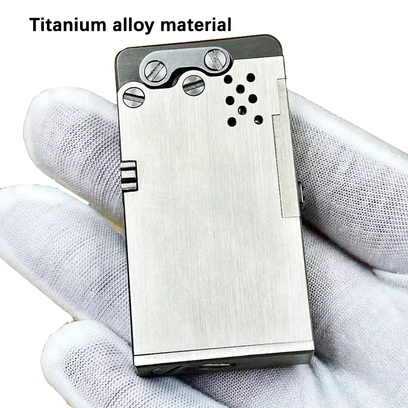 2026 Handmade Mechanical Titanium Automatic Lighter