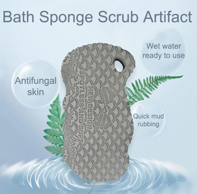 2026 Soft Body Scrubber Shower Sponge