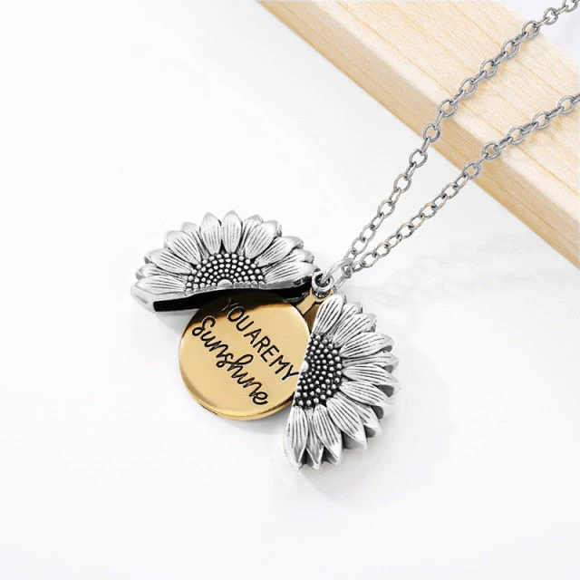 2026 You Are My Sunshine Sunflower Creative Necklace