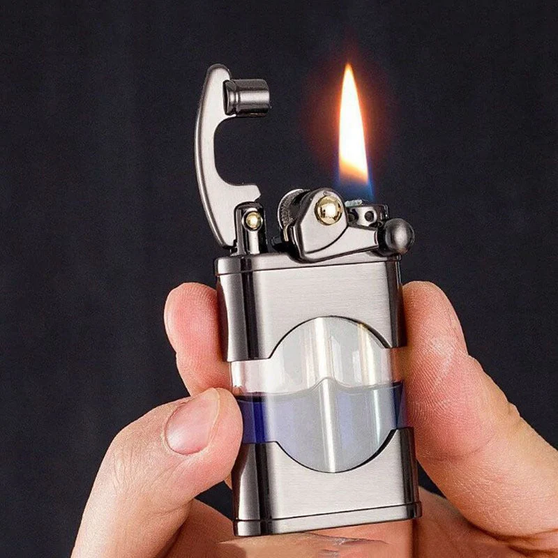 2026 Elegant Retro Slim Metal Lighter