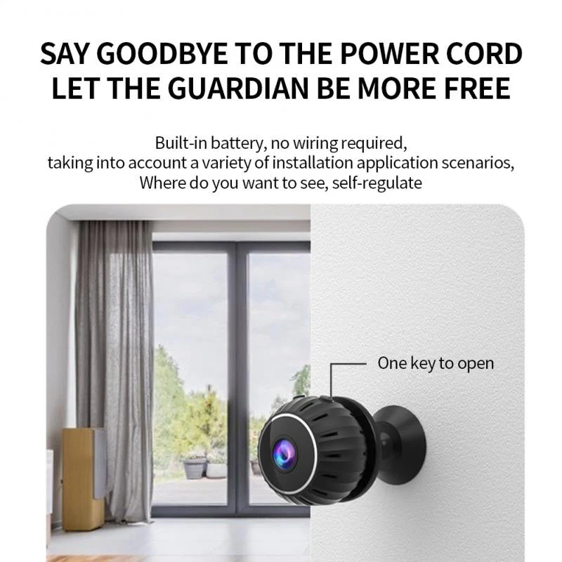 2026 Mini Motion Detection Wireless Night Vision HD Security Camera