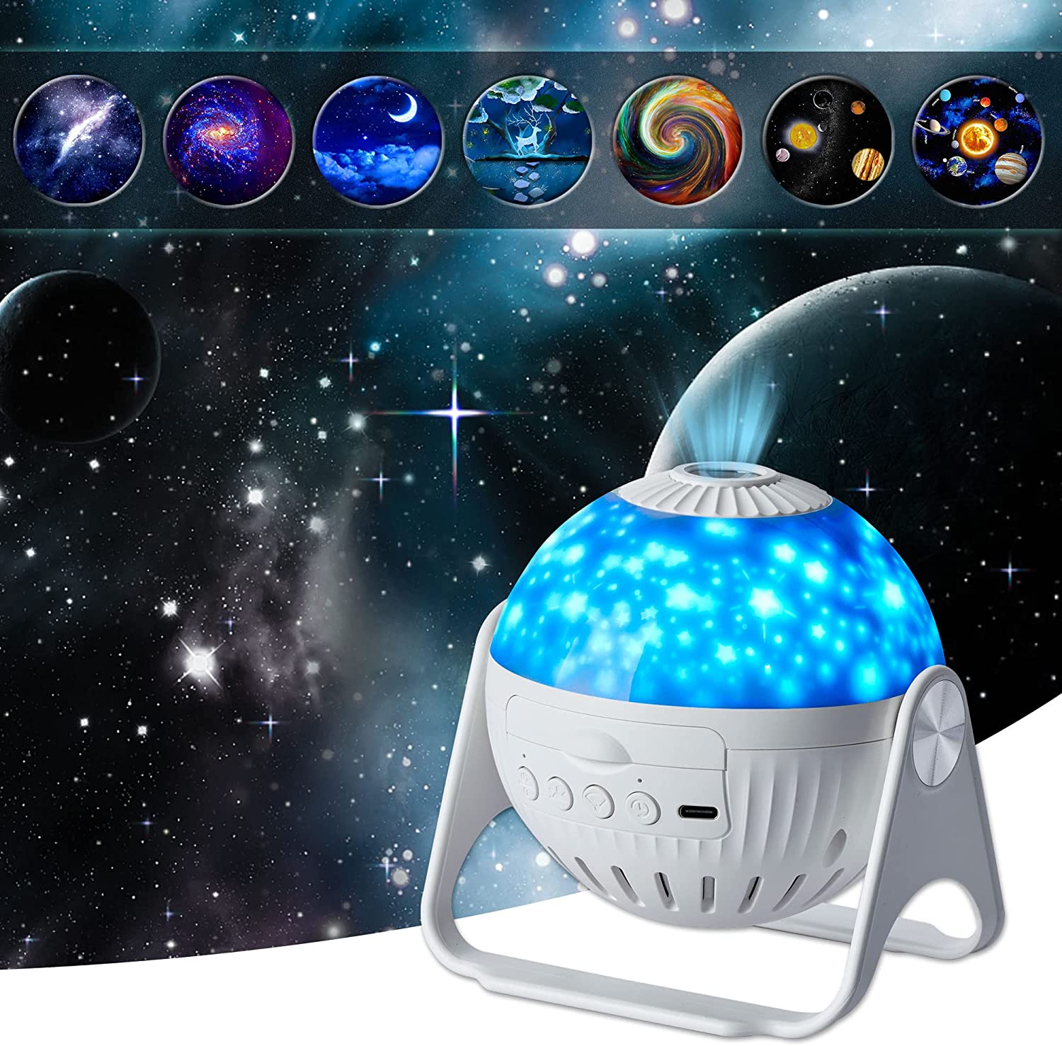 2026 360 Galaxy Night Light Projector