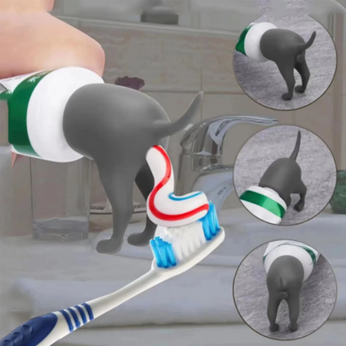 2026 Dog Butt Creative Toothpaste Dispenser
