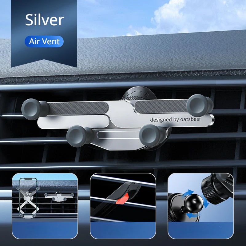 2026 Invisible Rotatable Air Vent Mount Car Phone Holder