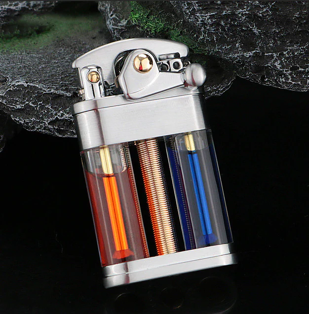 2026 Elegant Retro Slim Metal Lighter