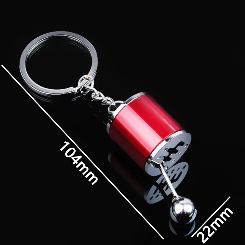 2026 Six-Speed Manual Shift Keychain