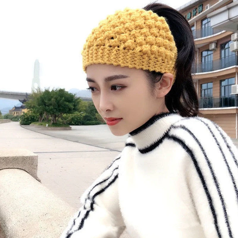 2026 Cozy Crown Elastic Knitted Headband