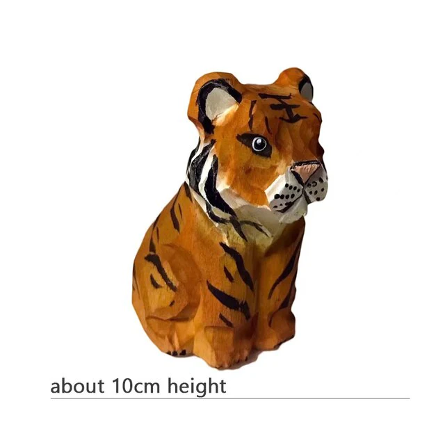 2026 Handmade Wooden Cute Pet Figurines