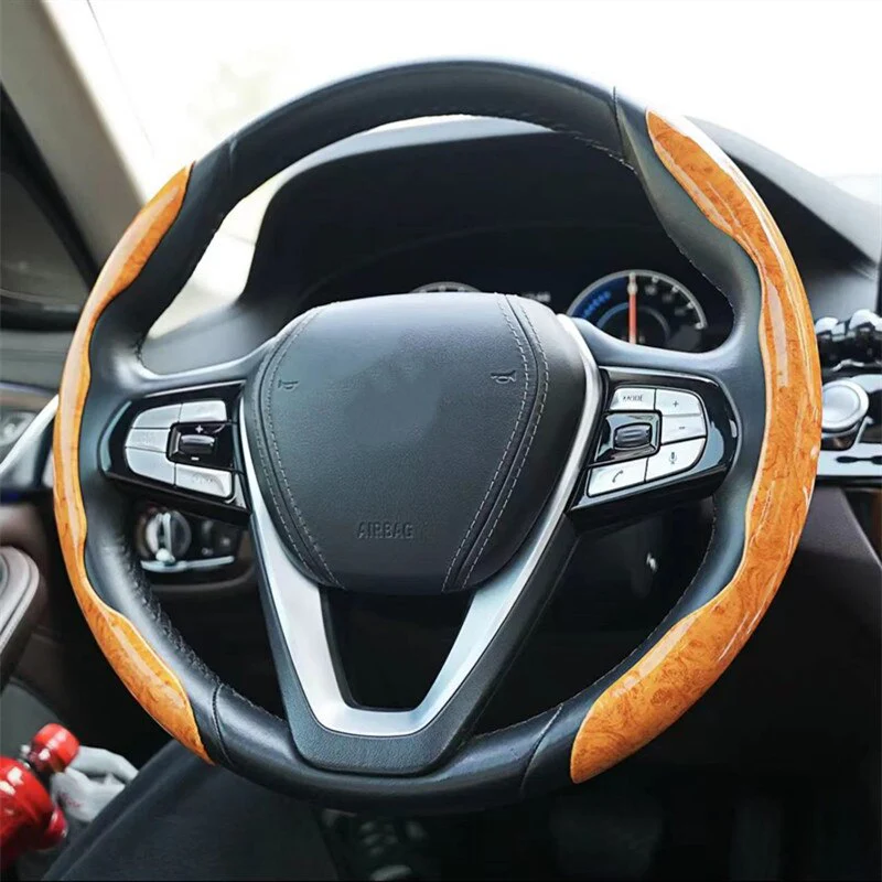 2026 Non-Slip Wood Grain Car Wheel Cover