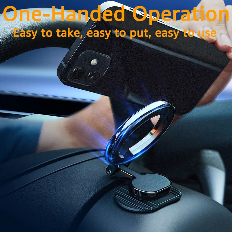 2026 Metal Magnetic Secure Drive Car Phone Holder