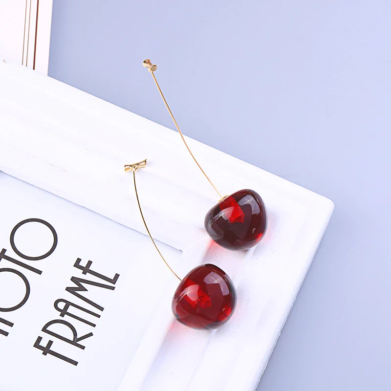 2026 Cherry Fruit European Style Earrings