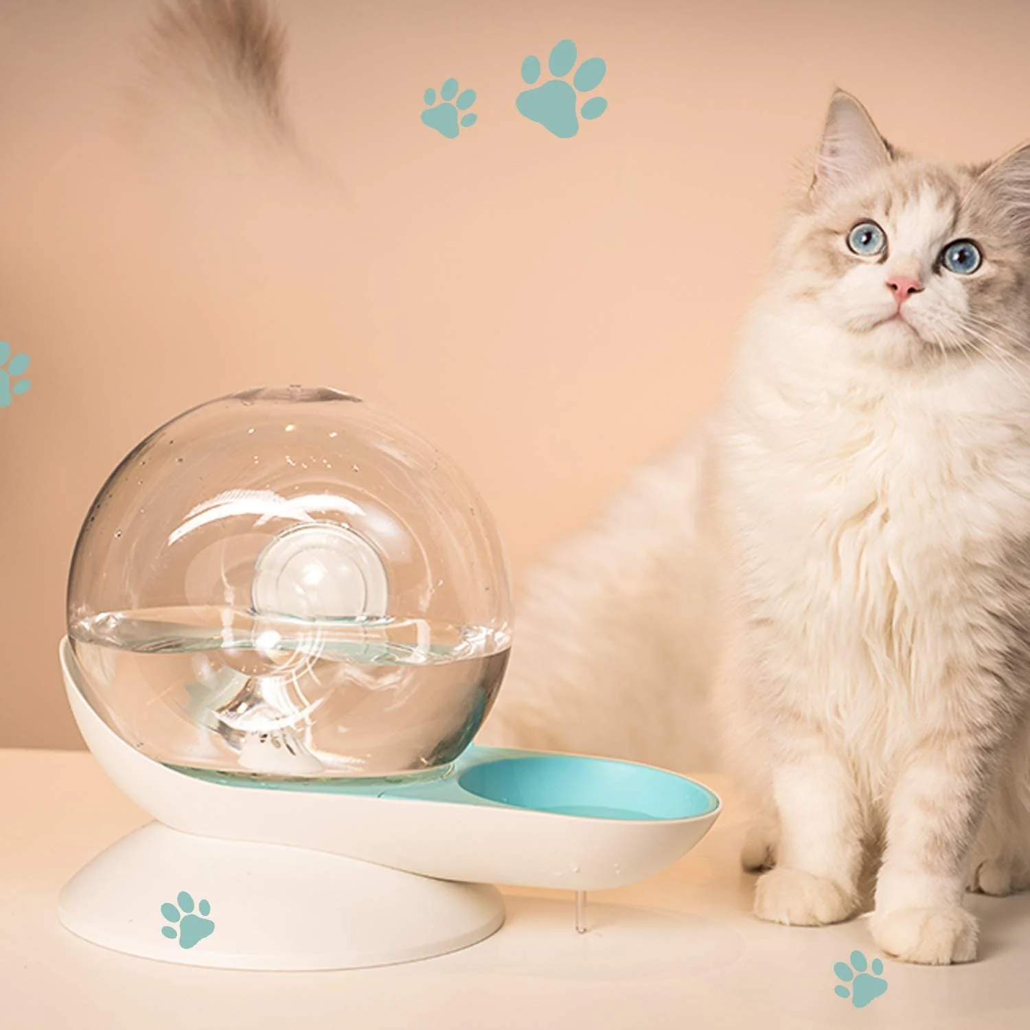 2026 Automatic Smart Cat Water Fountain Bowl