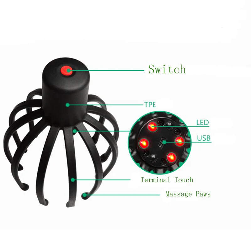 2026 Electric Hair Stimulation Head Massager