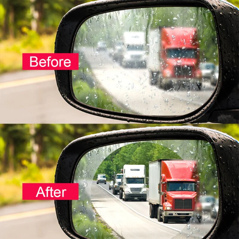 2026 Waterproof Car Side Anti-Fog Mirror Film