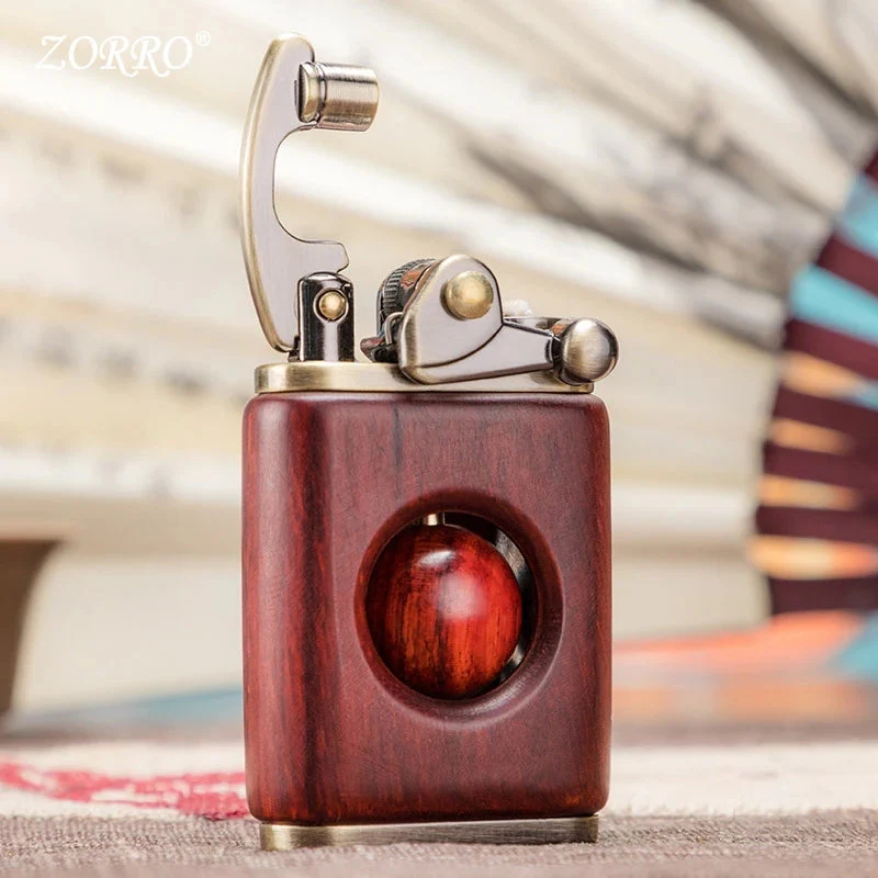 2026 Retro Wooden Beads Rosewood Lighter