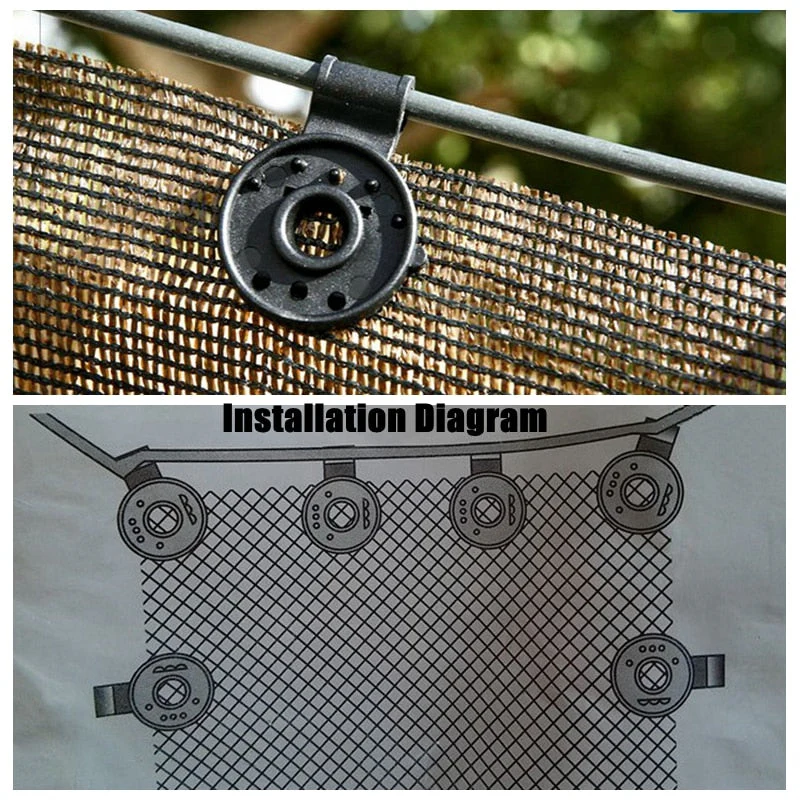 2026 Sun Shade Fix Clamp Net Clip