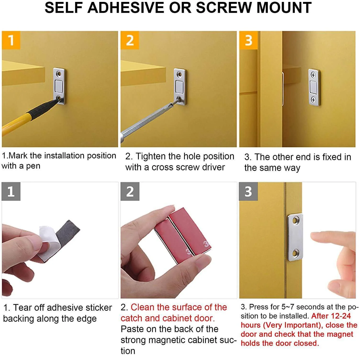 2026 Magnetic Ultra Thin Cabinet Magnet