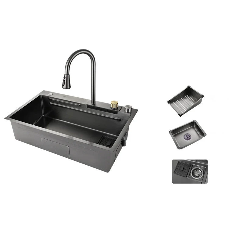 2026 Elegant Stainless Steel Waterfall Kitchen Sink