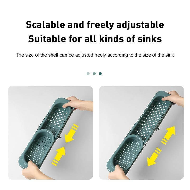 2026 Kitchen Retractable Sink Rack Organizer