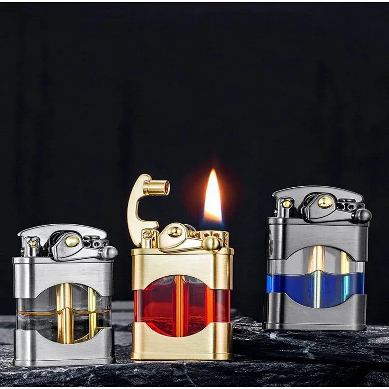 2026 Elegant Retro Slim Metal Lighter