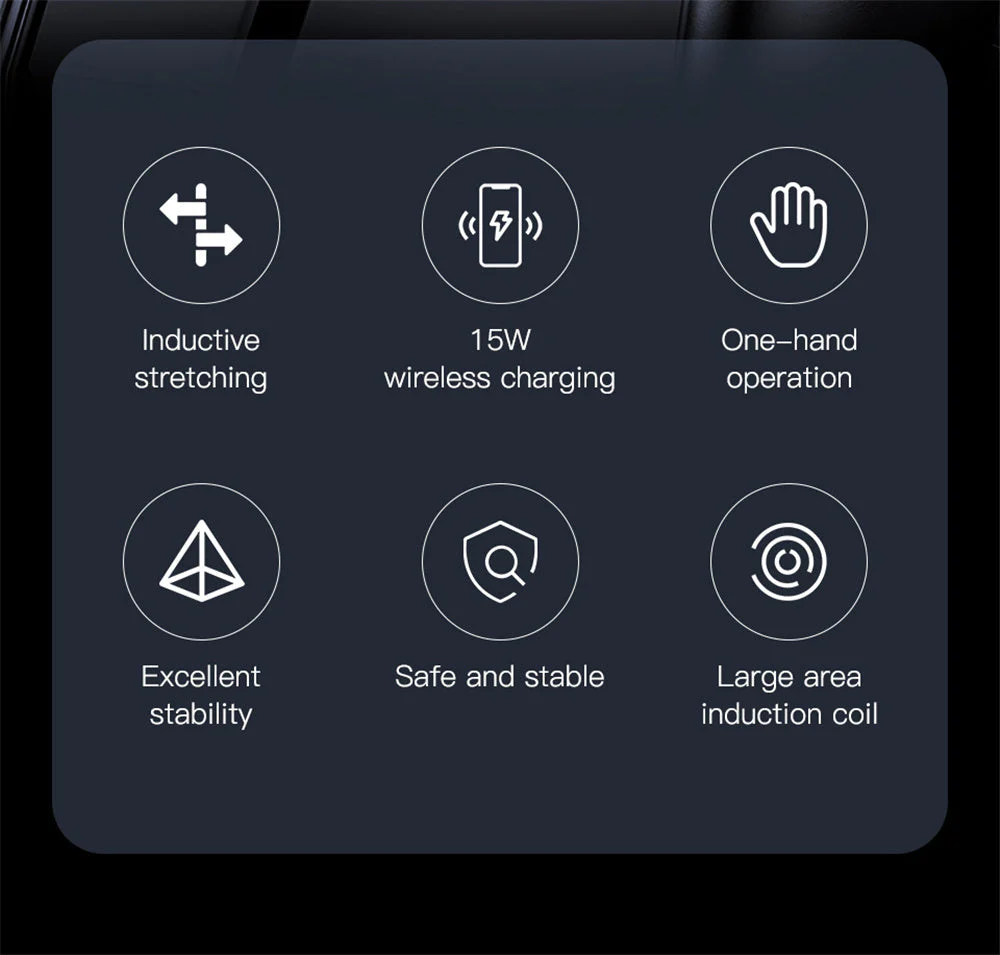 2026 Rotating Intelligent Car Wireless Phone Charger