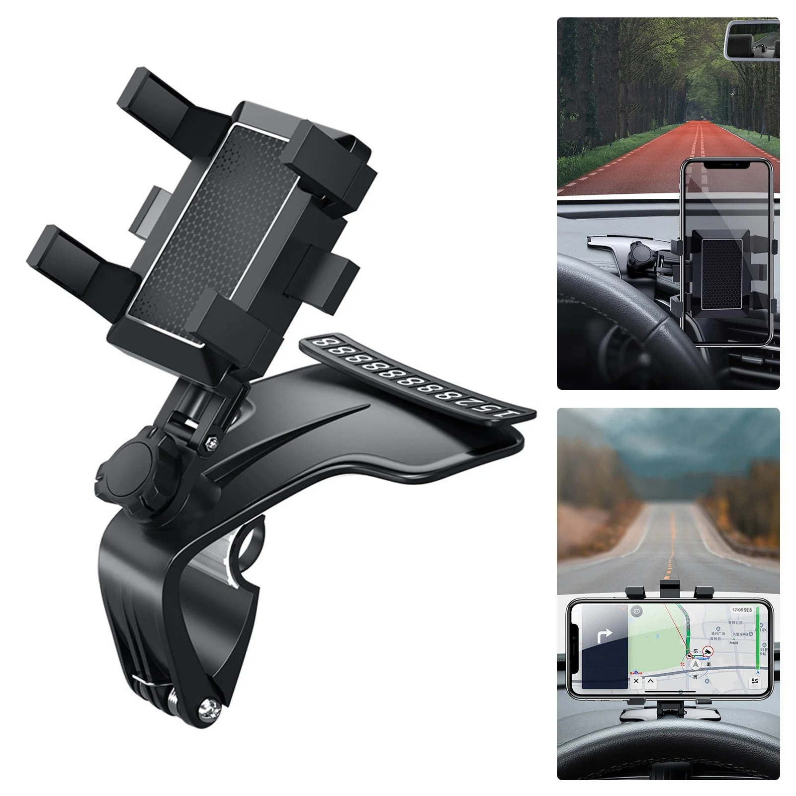 2026 360 Car Dashboard Phone Holder