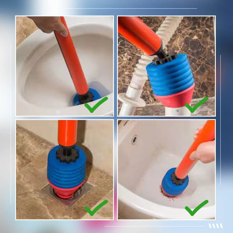 2026 High-Pressure Quick Cleaner Toilet Unblocker Plunger
