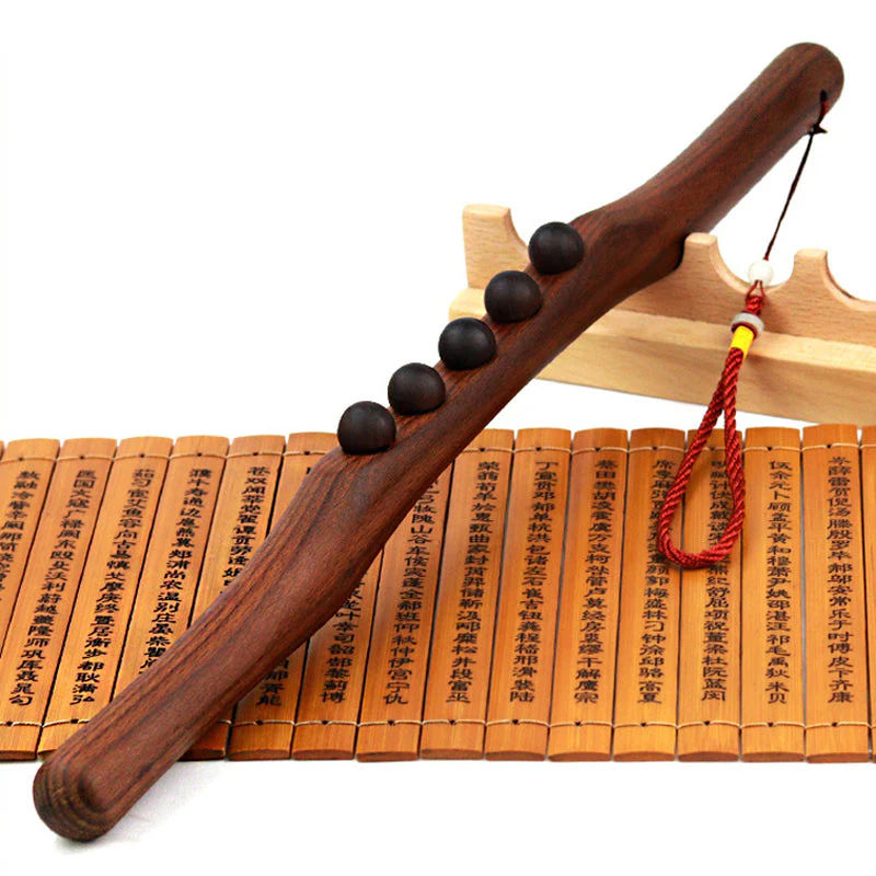 2026 Wooden Gua Sha Neck Shoulder Back Massager