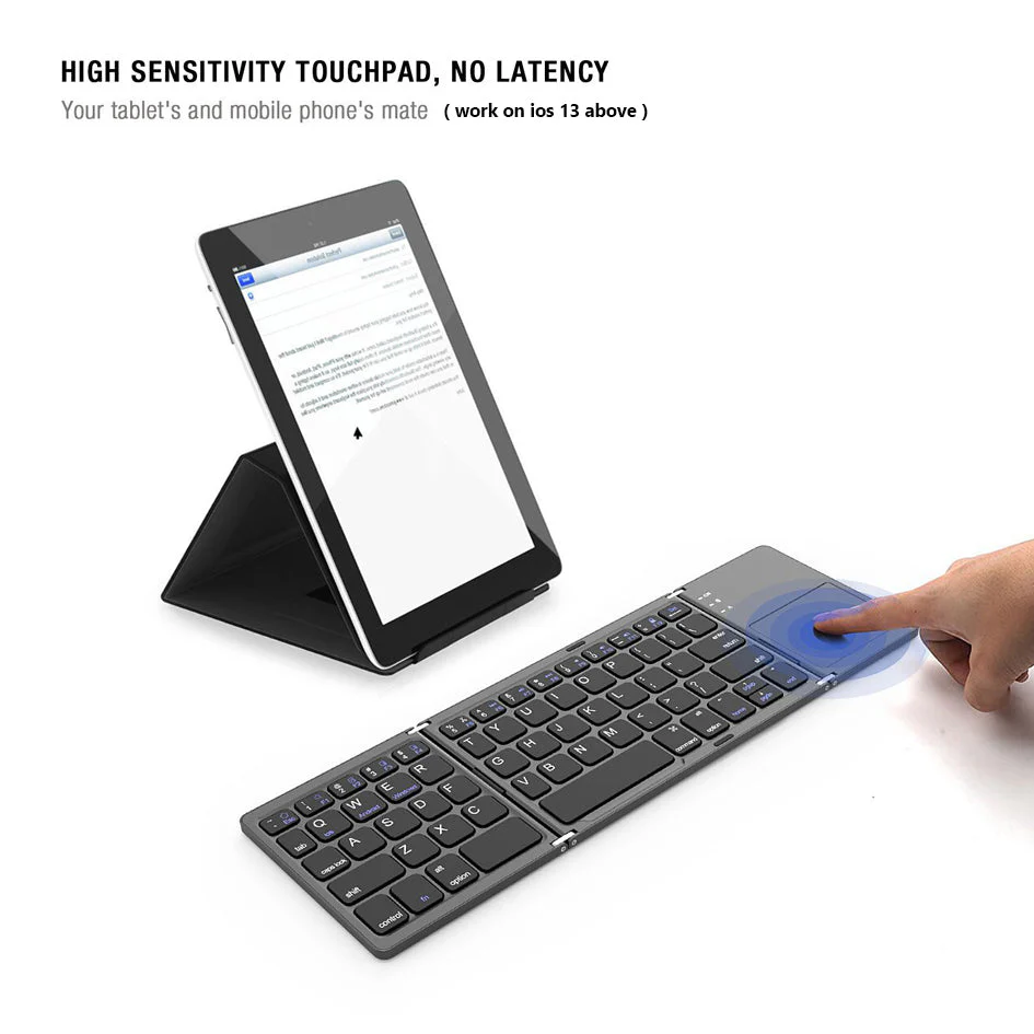 2026 Universal Mini Foldable Wireless Keyboard with Touchpad