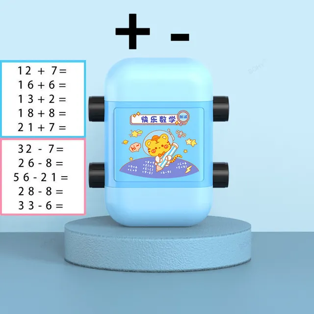 2026 Quick Quiz Math Question Maker Roller Stamp