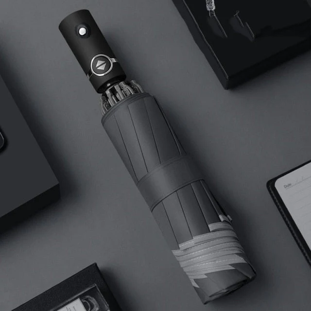 2026 Automatic Reverse Led Light Foldable Umbrella